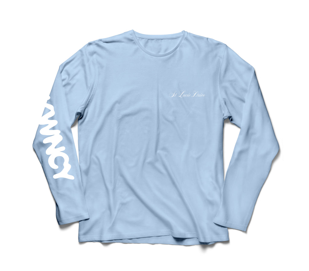 Limited Edition "St Lucie Drive" long sleeve - Blue