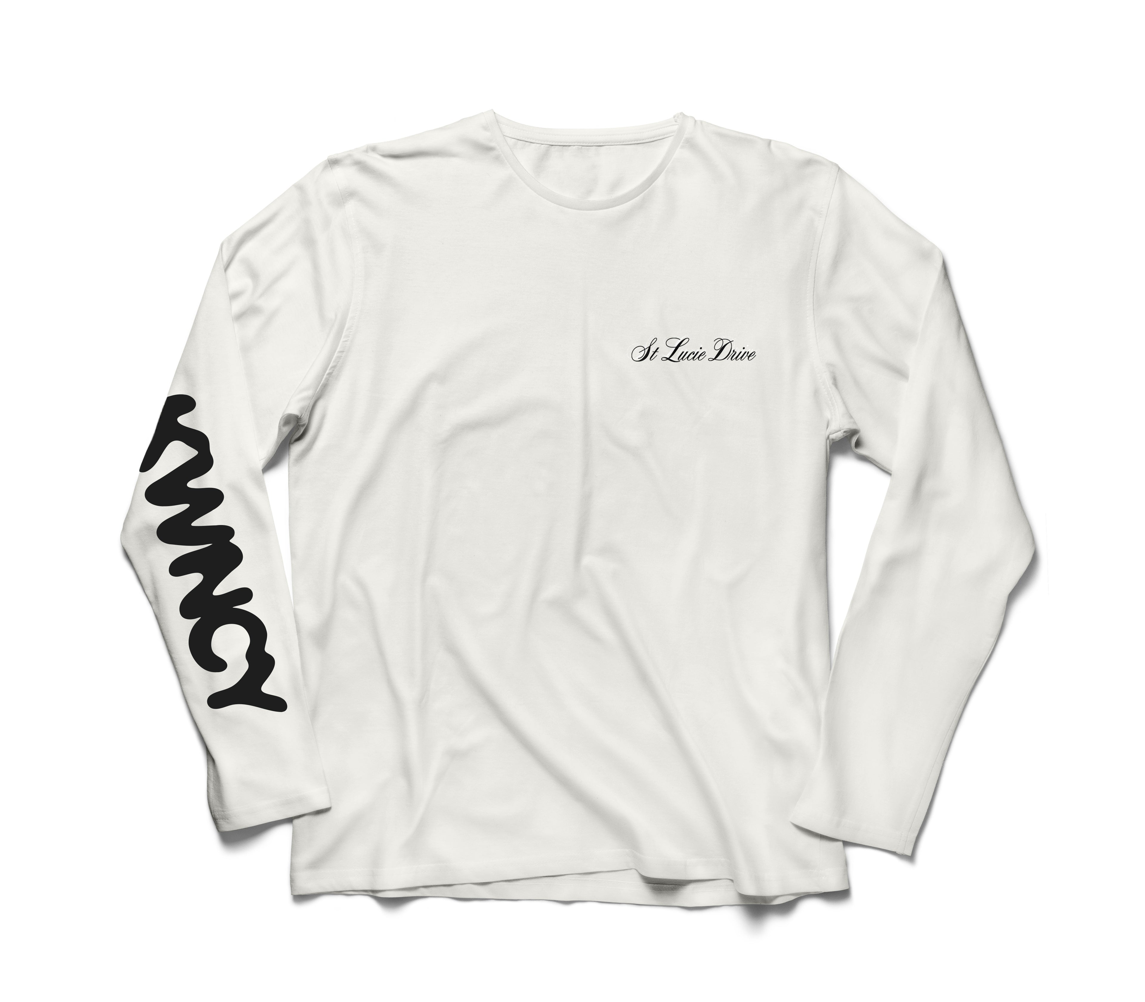 Limited Edition "St Lucie Drive" long sleeve - White